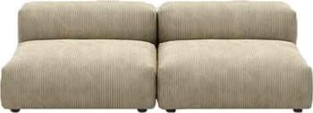 Modern Oversized Sofa Set Corduroy Fabric