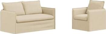 Modern Practical Sofa & Set Cream