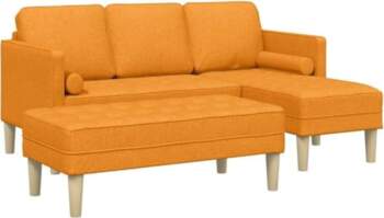 Modern Sofa Set & couchgarnitur Dunkelgelb