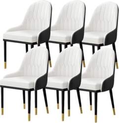 Modern Upholstered Kitchen Dining Set 6