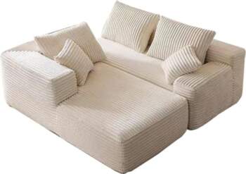 Modular Sofa, Fully Padded with Deep