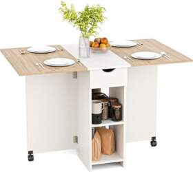 Mondeer Folding Dining Table, Kitchen Table