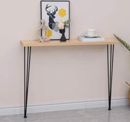 Narrow Console Table, Wall Mounted, Side