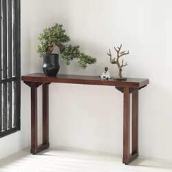 Narrow Console Table, Walnut Console Table