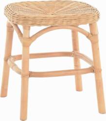 Natural Rattan Stool Round Side Stool