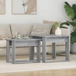 Nesting Couchtisch Set 2 Stück Graues