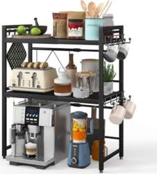 NETEL Adjustable Microwave Shelf, 3 Levels