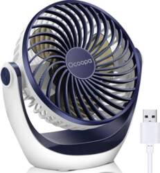 Ocoopa USB ventilators, mazs galda ventilators