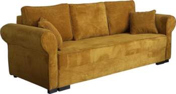 Olimpia Cord Sofa Bed with Rounded
