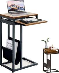 OYE C Shape Side Table, Industrial