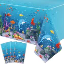 Pack of 4 Disposable Sea Creatures