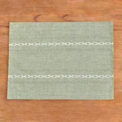 Rectangular Leather Place Mats, Set of