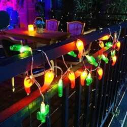 Red Hot Pepper Chilli Decor Lights