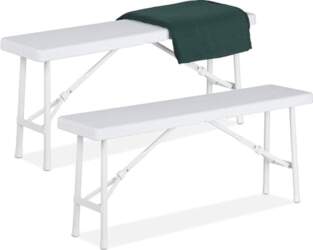 Relaxdays Beer Bench, Set of 2