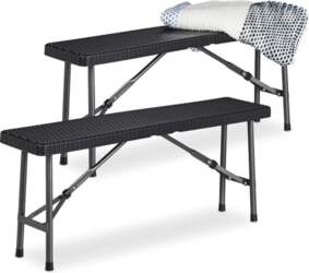 Relaxdays Beer Bench, Set of 2