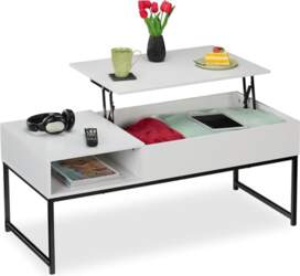 Relaxdays Folding Coffee Table, H x
