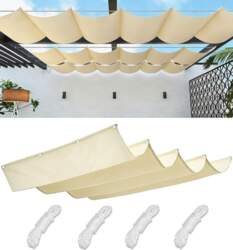 Retractable Wave Awning, Made to Measure