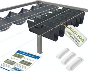 Retractable Wave Sun Sail, Made to