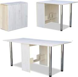 Rodnik Dining Table Small, Foldable, Stable
