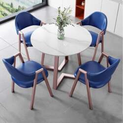 Round Dining Table with 4 Chairs