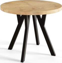 Round Extendable Dining Table - Modern