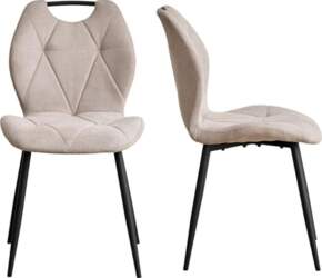 Set of 2 Chairs, Upholstered Dining