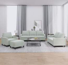 Set Schlafsofa, Wohnzimmer, Sofa, modernes Sofaset