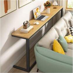 Shelf Behind Sofa Console Table Made