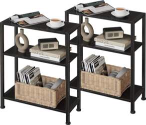 Side Table 3-Tier Set of 2