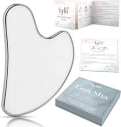 Silberner fleckenfreier Stahl Gua Sha ANEB0F4MS89PJT