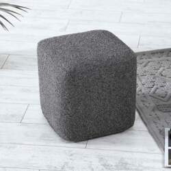 SIX Designer Pouf Ottoman Stool Rectangular
