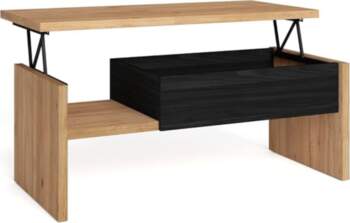 Skraut Home Coffee Table, Height-Adjustable Sofa
