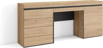 Skraut Home Dressing Table with Storage