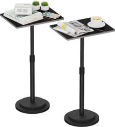 Small Side Table, Height Adjustable Table