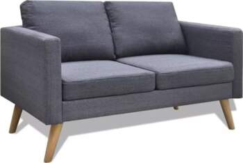 Sofa 2-Seater Fabric Small Sofas for