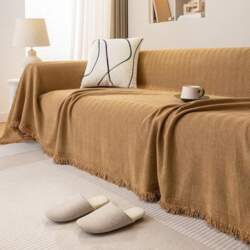 Sofa Blanket Throw Waterproof Yellow Sofa