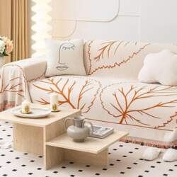 Sofa Cover Sofa Throws, Orange Washable