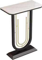 Sofa Table, Stone Panel Console Table
