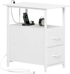 Somdot Bedside Table with Charging Function