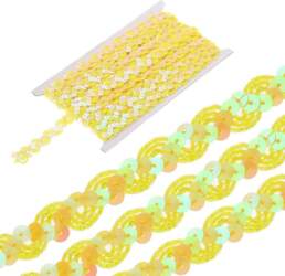 Sourcing map 11 Yard Sequin Beads
