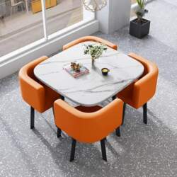 Square Dining Table Set with Chairs