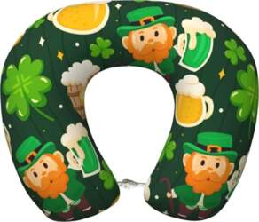 St Patrick`s Day10 Ceļojuma spilvens Memory