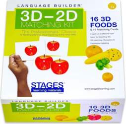 Stages Learning Language Builder 3D-2D pārtikas