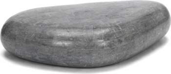 Stones Grey Fossil Side Table, Gray