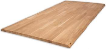 Table Top Solid Oak Tree Edge