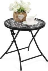 TeoKJ Balcony Table, Small, Weatherproof Side