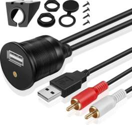 TNP USB RCA RCA Flush Mount