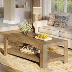 Tribesigns Coffee Table 2-Tier Coffee Table