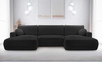 U Shape Sofa with Sleep Function