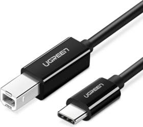 USB-C - USB-B 480Mb/s printera kabelis
